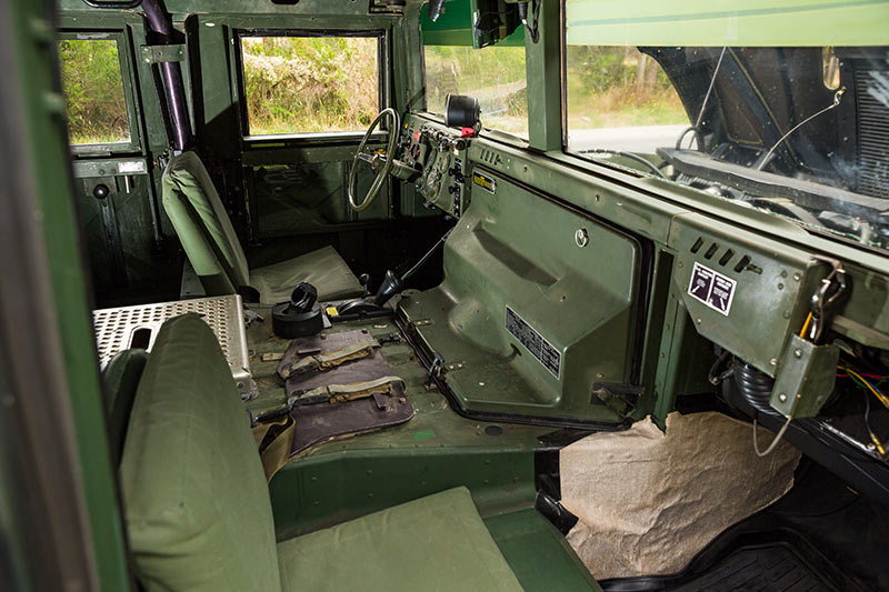 Humvee -interior -front