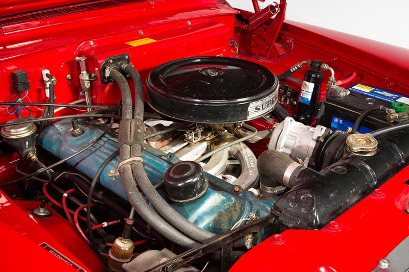 Plymouth -valiant -engine -bay