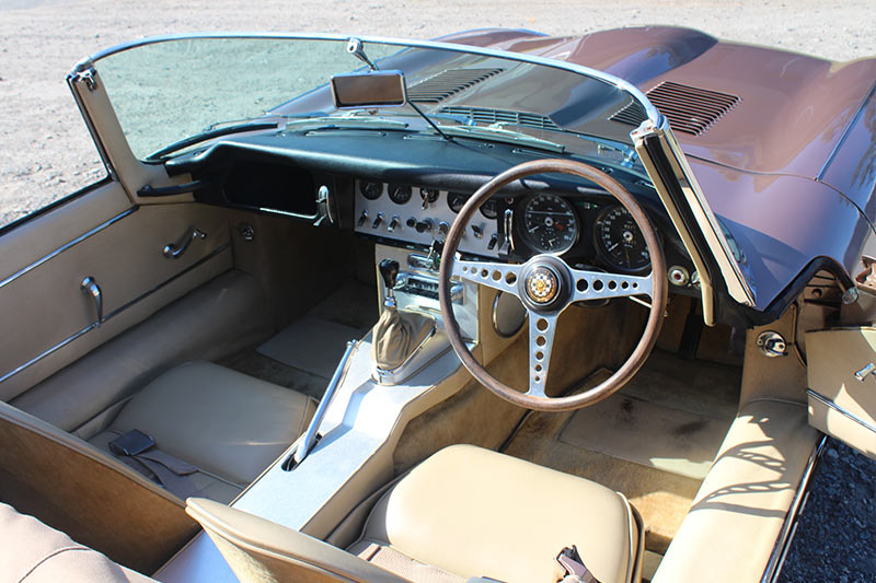 Jaguar -etype -interior