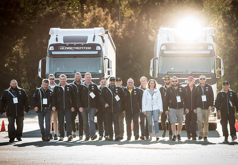  Competitors in the 2017 Volvo Drivers’ Fuel Challenge. A great bunch of proud and professional people