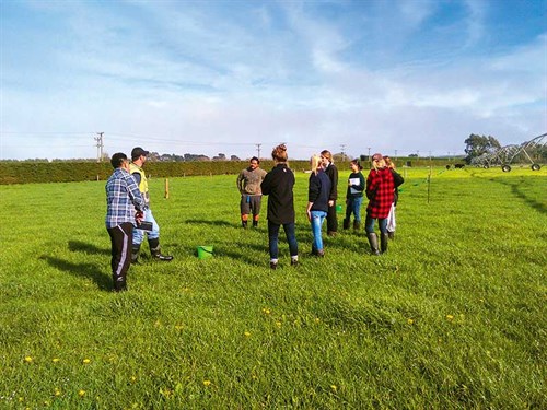 Irrigation NZ---Steve -Students -field