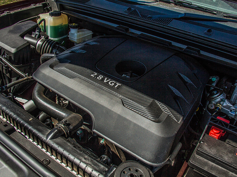  A 2.8 litre intercooled turbo-diesel provides 110kW of power and 360Nm of torque 