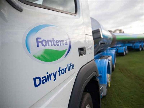 Fonterra -environment -impact