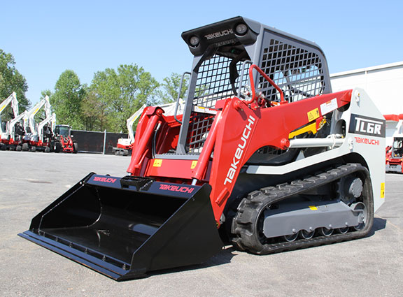 The Takeuchi TL6R side on