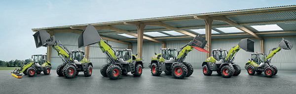 The full Claas Torion loader lineup