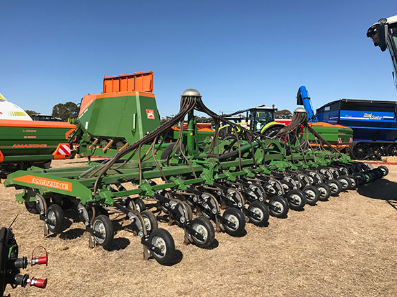 The Amazone Condor seed drill on display at the Wimmera Machinery field days