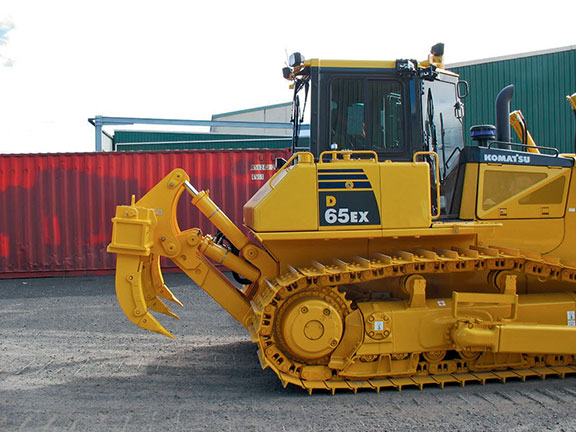 The Lewis Ripper on the back of a Komatsu 65ex dozer