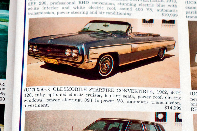 Olds -starfire -convertible
