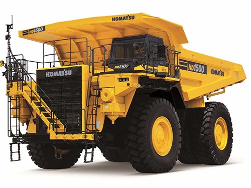 Komatsu -HD1500-8-front -angle