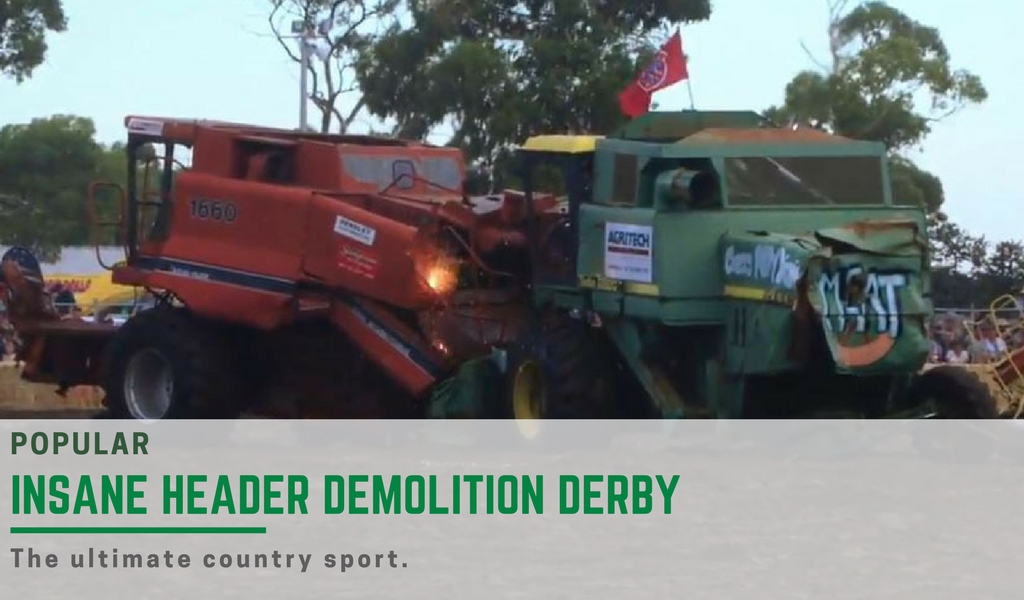insane header demolition derby