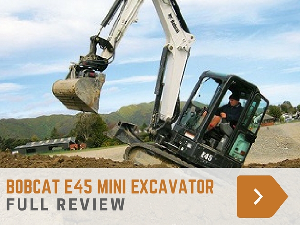 Bobcat E45 mini excavator