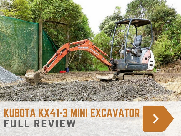 Kubota KX41-3 mini-excavator