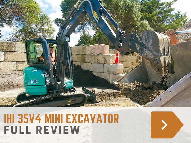 IHI 35v4 mini excavator review