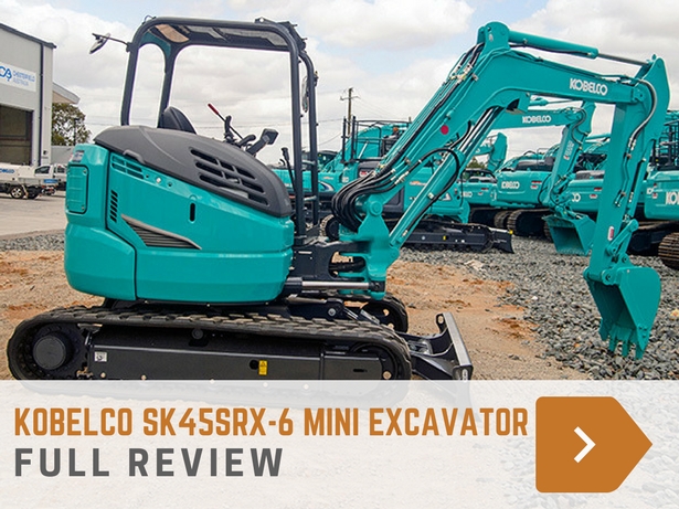 Kobelco sk45srx-6 mini excavator review