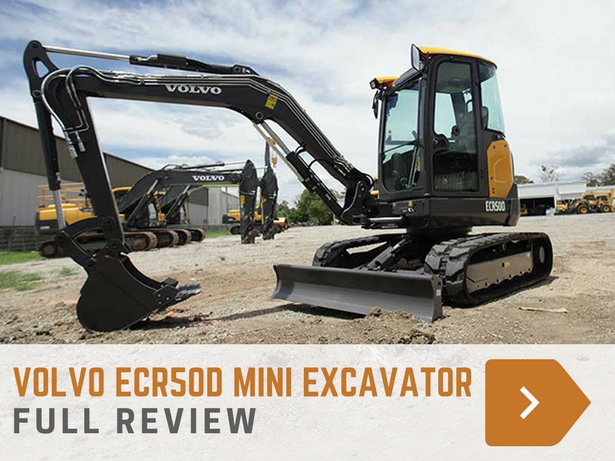 Volvo ECR50D mini excavator