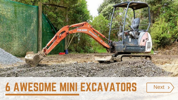 Mini excavators