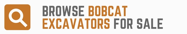 bobcat excavators for sale