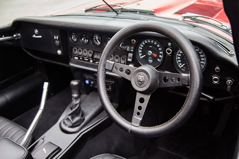Jaguar -E-type -interior