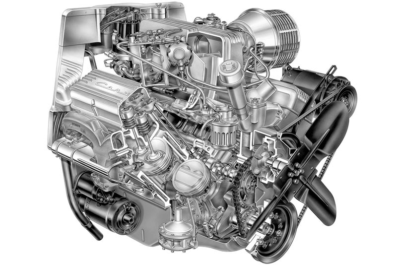 Corvette -fuel -injected -engine