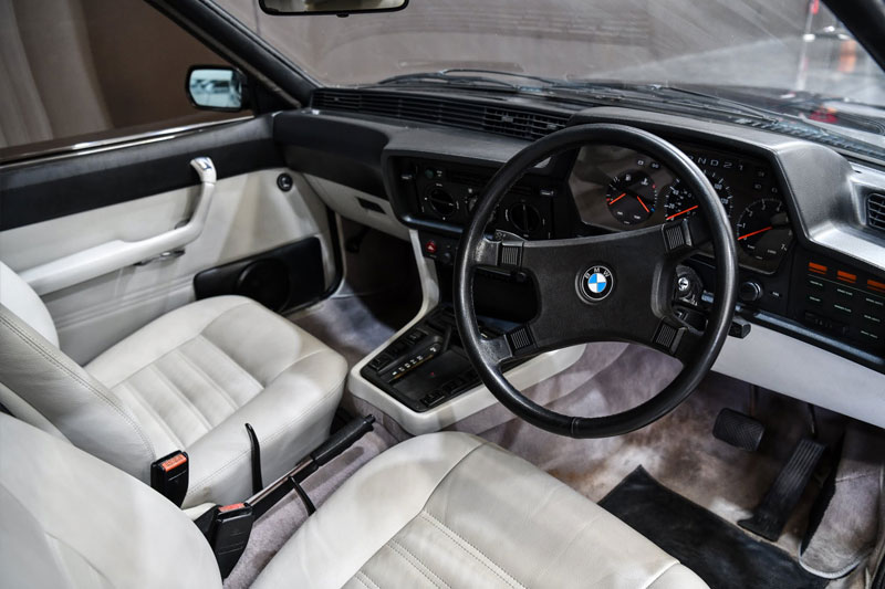 Gosford -Germans -BMW-635-interior