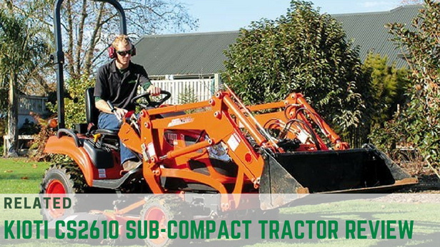 Kioti CS2610 sub-compact tractor