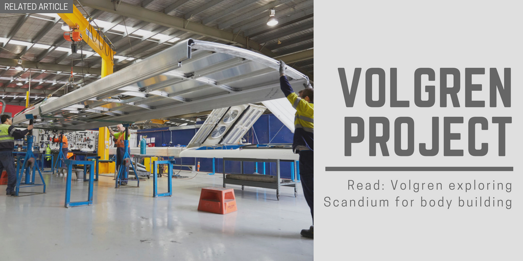  Related article: Volgren exploring Scandium for body building 