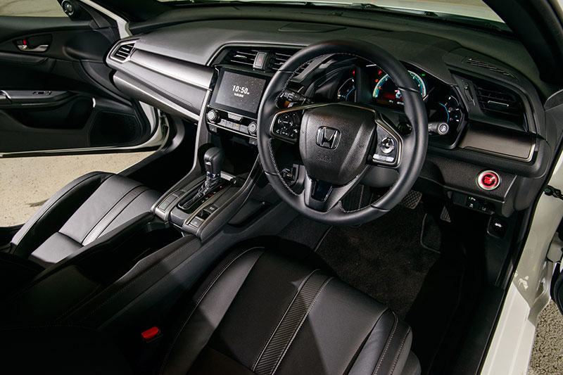Honda -civics -interior -front