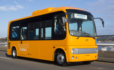 The Hino Poncho mini bus