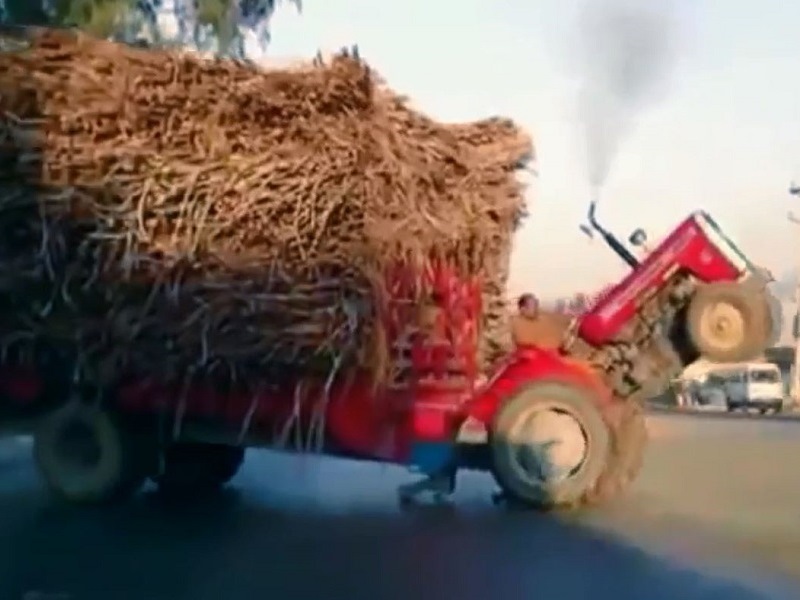 Funny tractor fail and wins compilation video