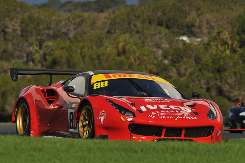 Ferrari 488 GT3 John Bowe Past Blast